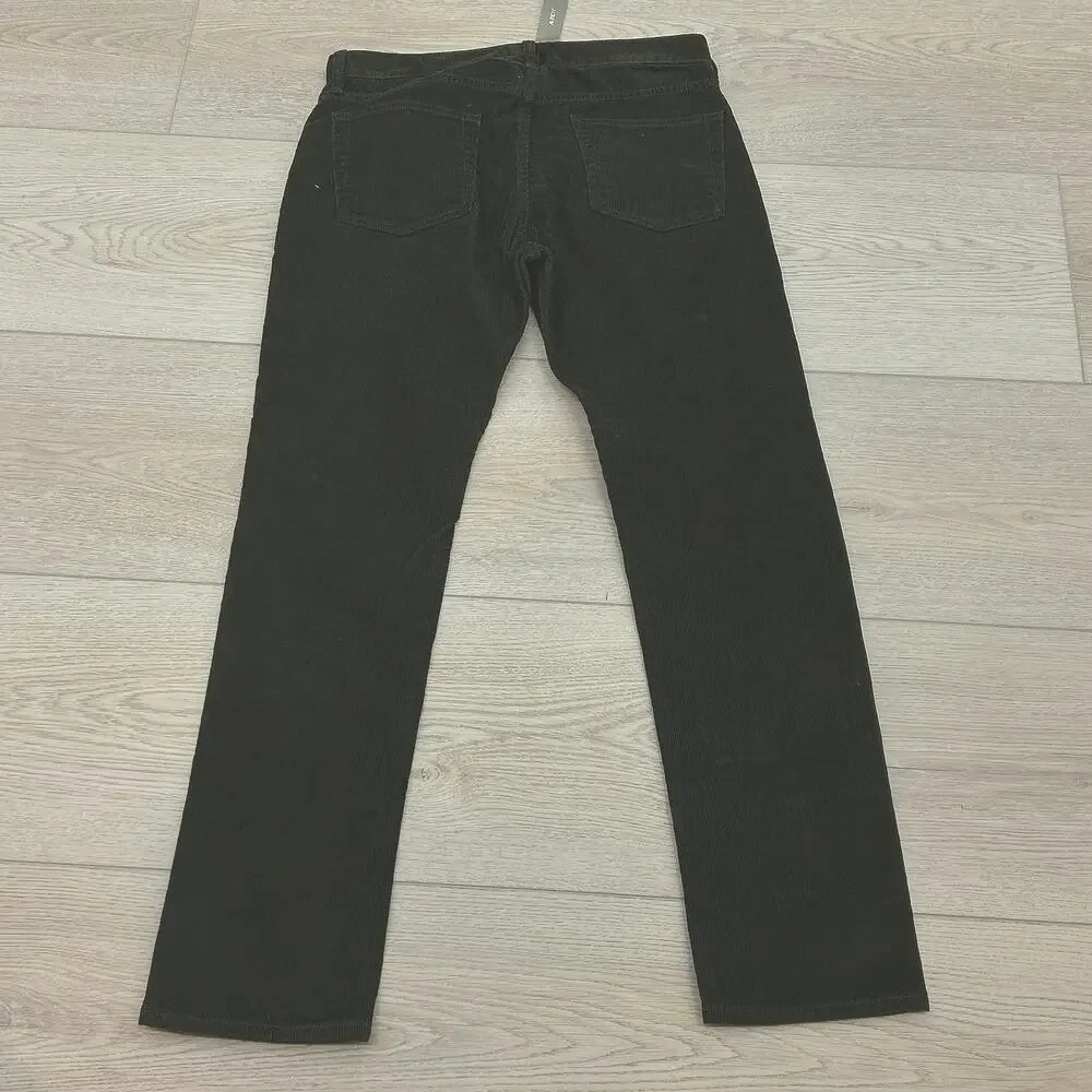 J.Crew 484 Slim-fit corduroy pants Dark olive brown  Size men’s 30 x 30 NWT